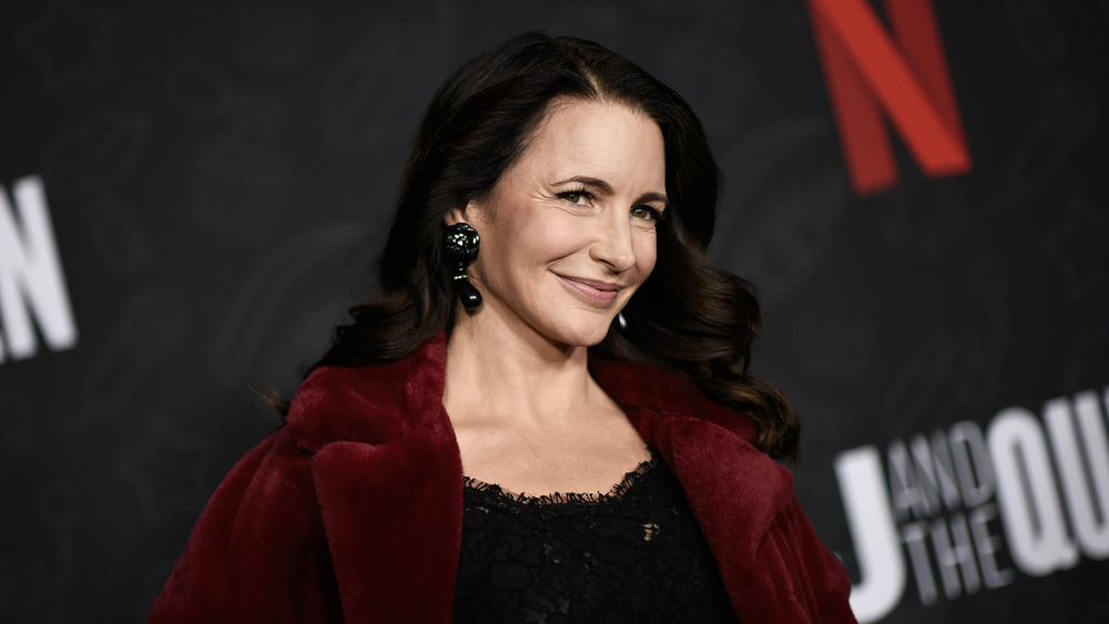 Kristin Davis smiling 