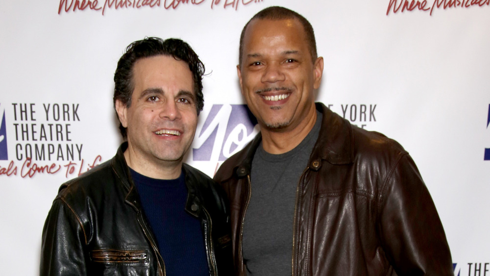 Mario Cantone and Jerry Dixon smiling 