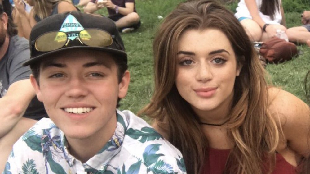 Ethan Cutkosky and Brielle Barbusca in 2017