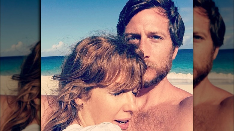 Kelly Reilly and Kyle Baugher on the beach