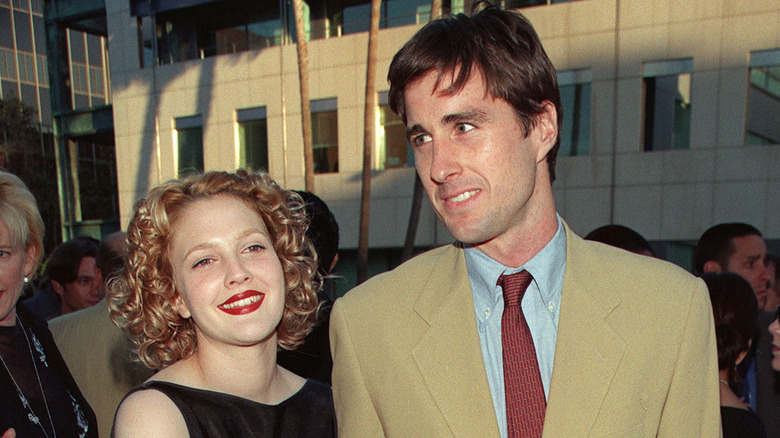 Drew Barrymore and Luke Wilson smiling