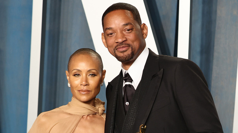 Will Smith and Jada Pinkett Smith smiling