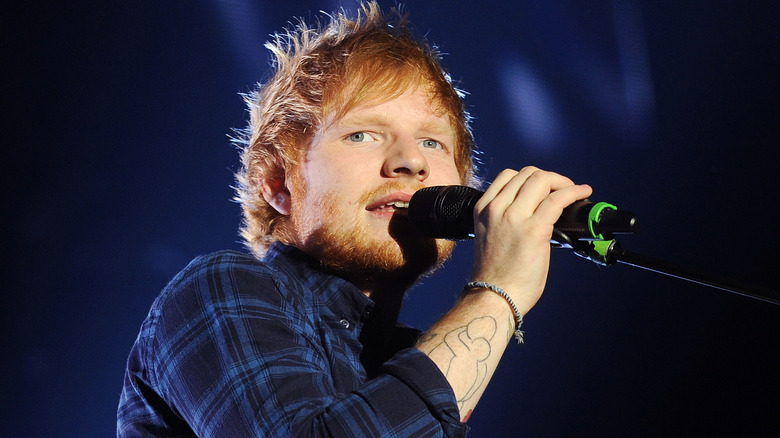 Ed Sheeran performs