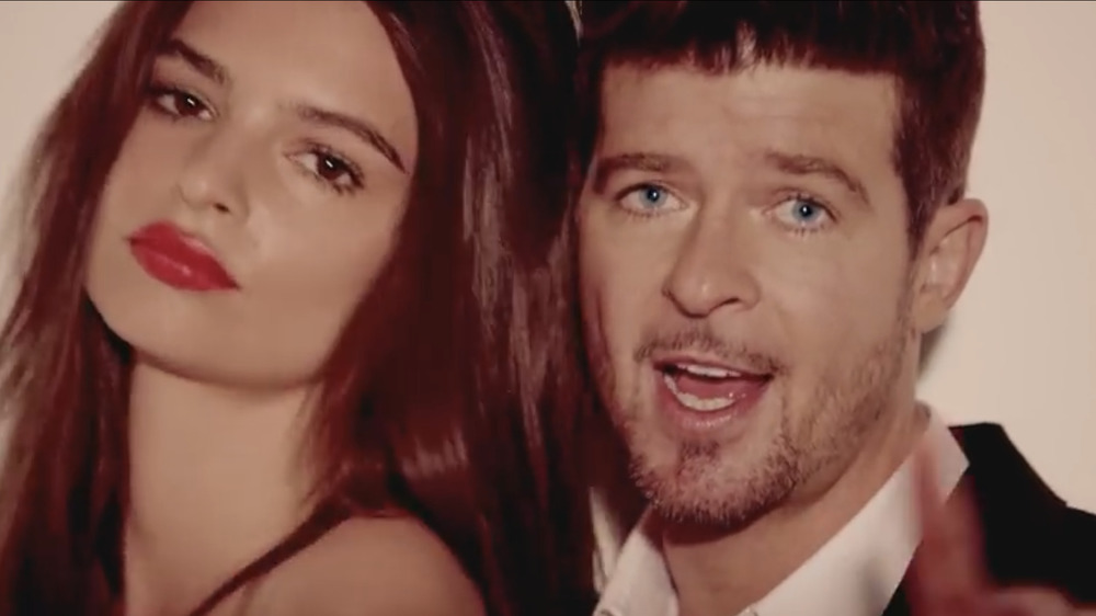 Emily Ratajkowski and Robin Thicke