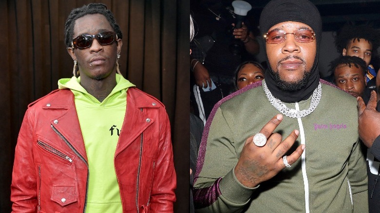 Young Thug and Rowdy Rebel