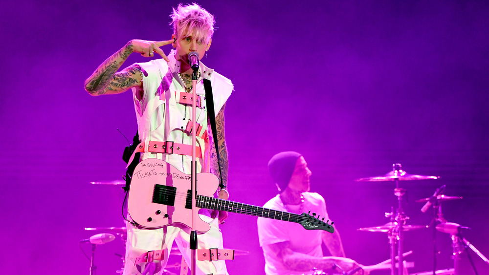 Machine Gun Kelly performing