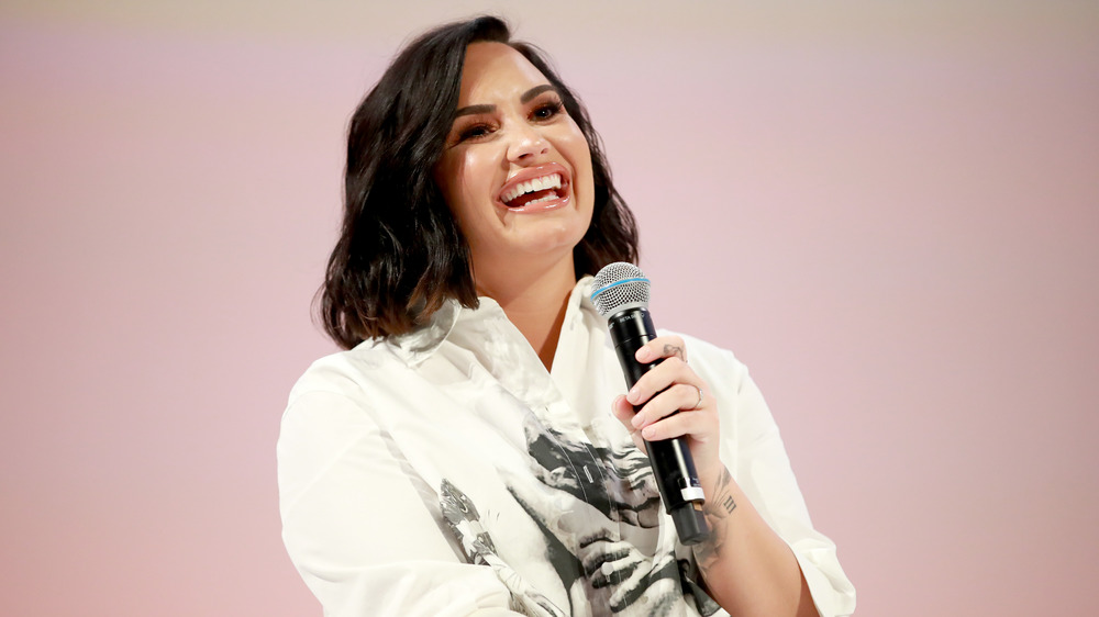 Demi Lovato at the Teen Vogue Summit in 2017