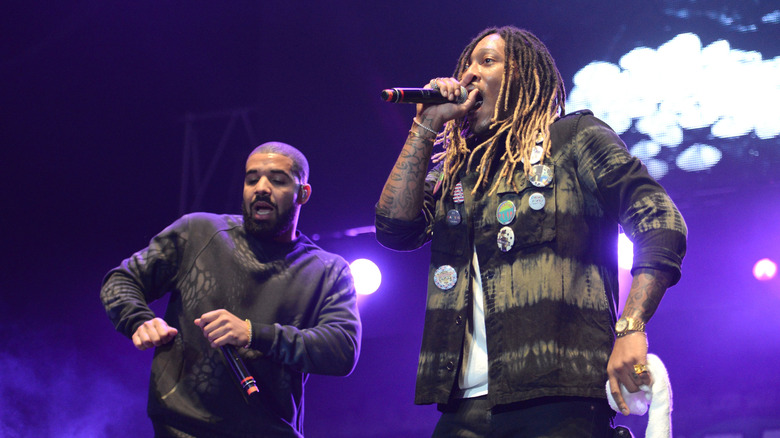 Future and Drake performing together