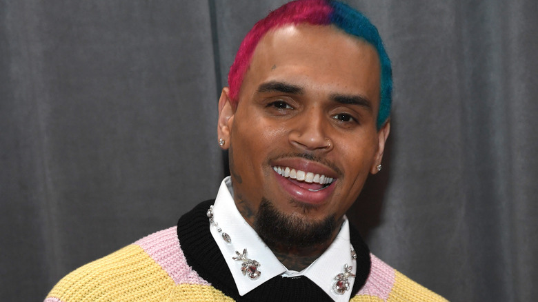 Chris Brown attends the 62nd Annual GRAMMY Awards