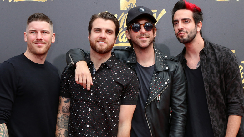 All Time Low on red carpet 