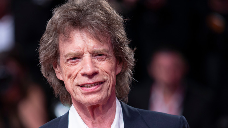 Mick Jagger smiling