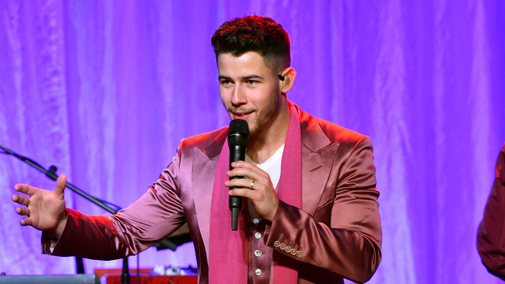 Nick Jonas sings