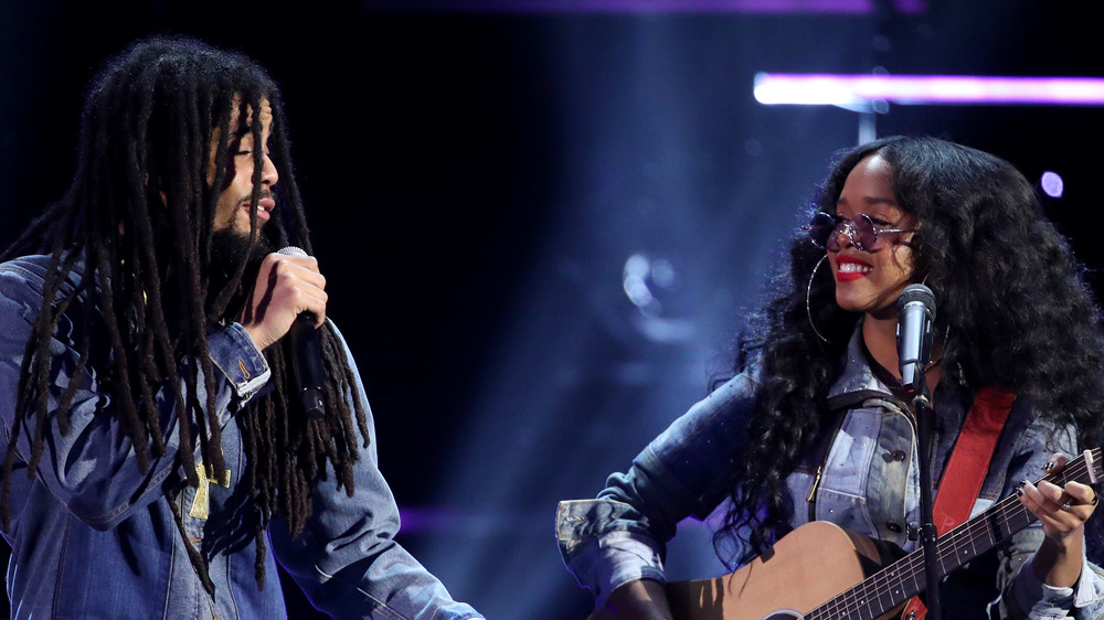 Skip Marley and H.E.R. at NAACP Image Awards