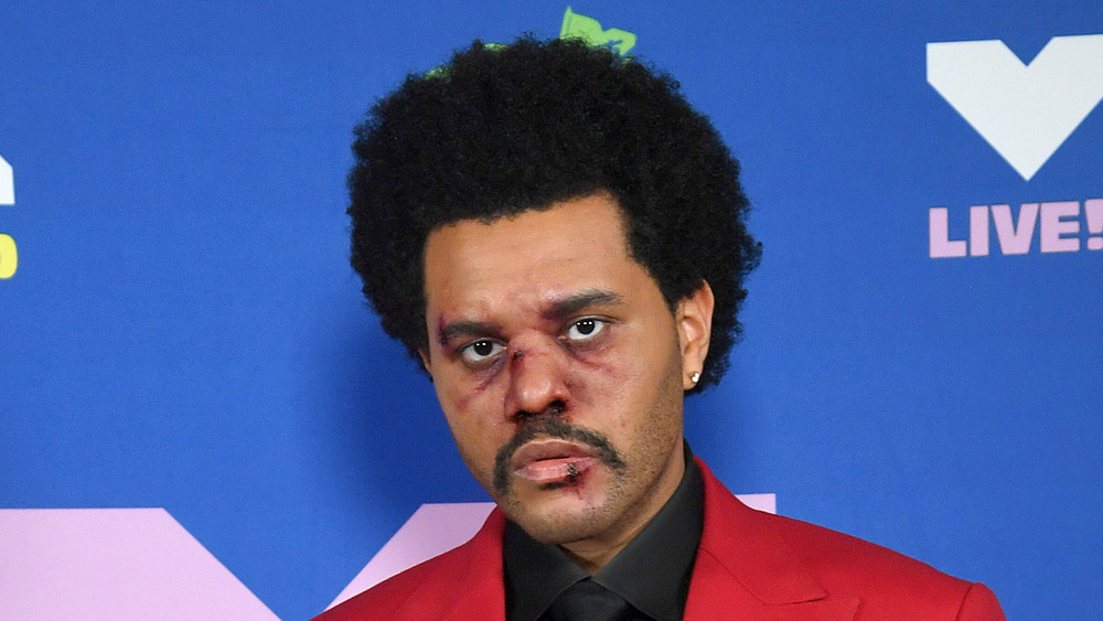 The Weeknd attends the VMAs