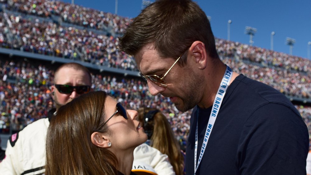 Danica Patrick and Aaron Rodgers