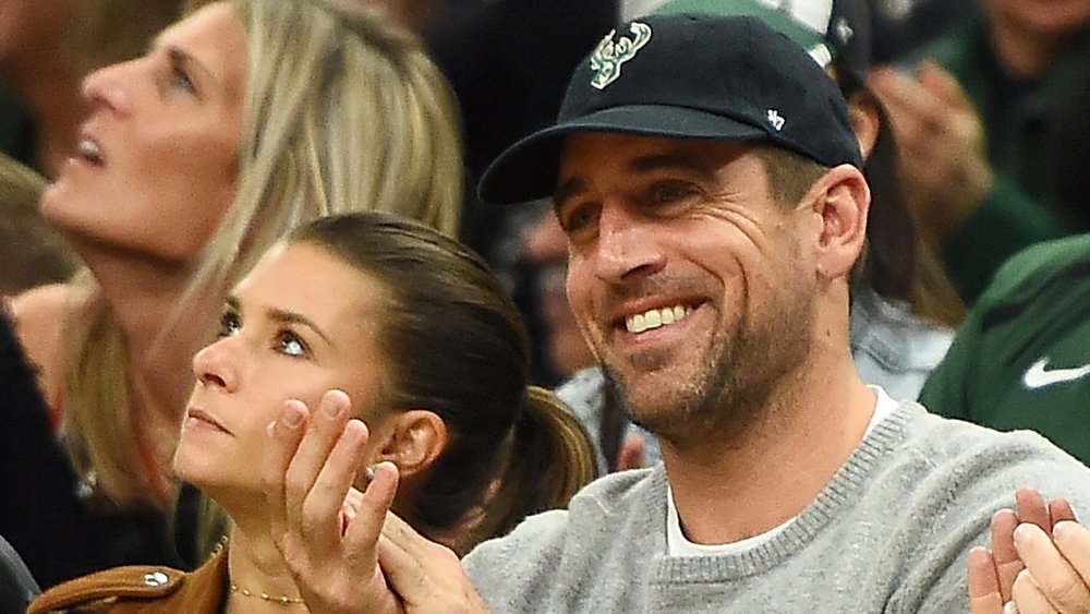 Danica Patrick and Aaron Rodgers