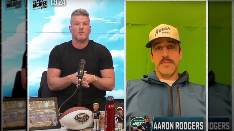 The Real Reason Aaron Rodgers Won't Be On The Pat McAfee Show Anymore