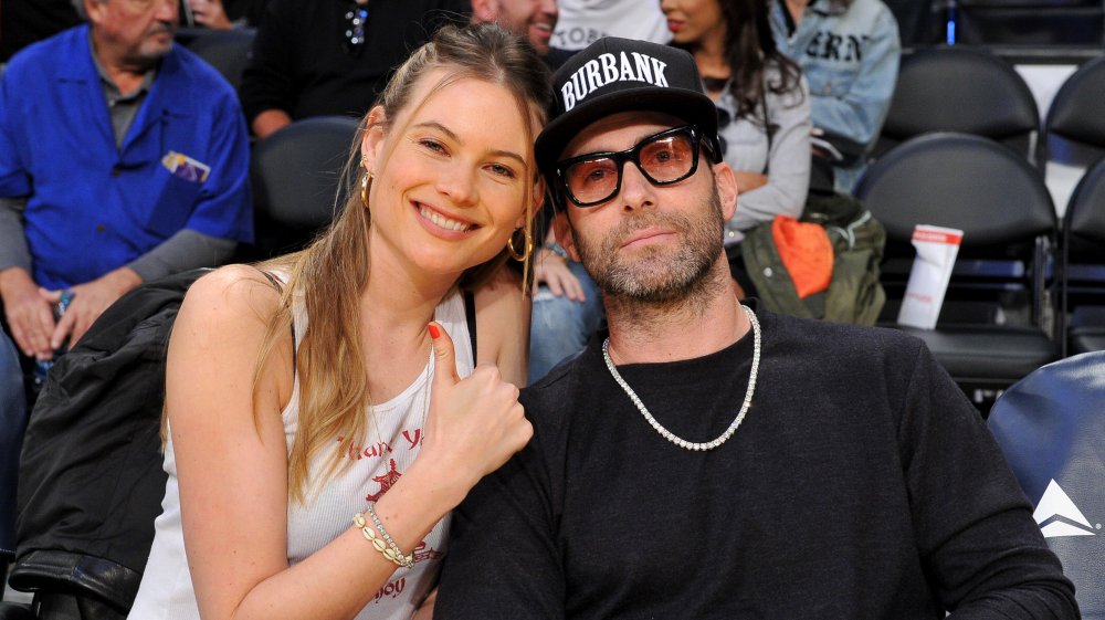 Adam Levine and Behati Prinsloo 