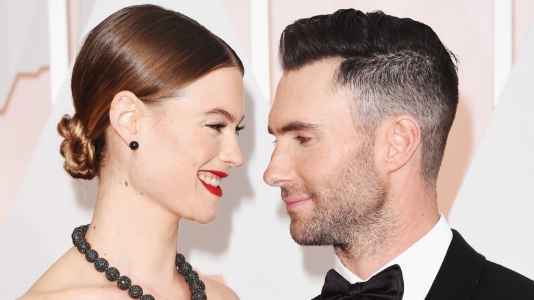 Behati Prinsloo and Adam Levine