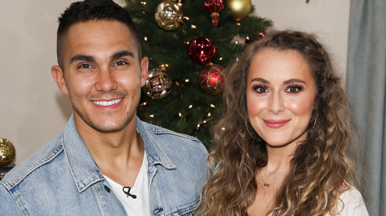 Carlos and Alexa PenaVega smiling