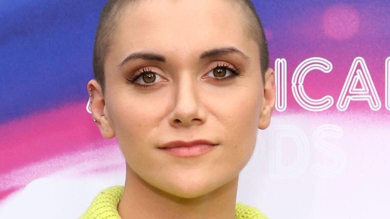 Alyson Stoner sporting shaved head