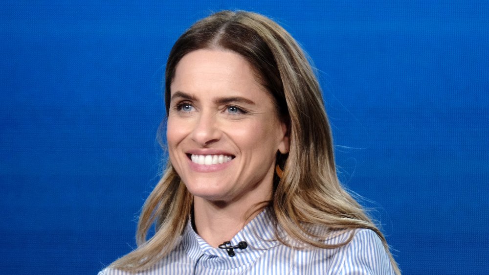 Amanda Peet of 'Brockmire' speaks onstage during the AMC Networks portion of the Winter 2020 TCA Press Tour