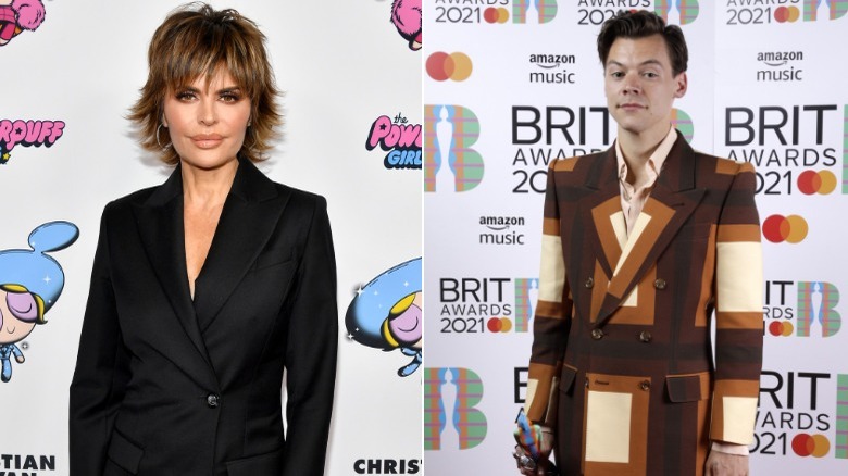 Lisa Rinna and Harry Styles on different red carpets