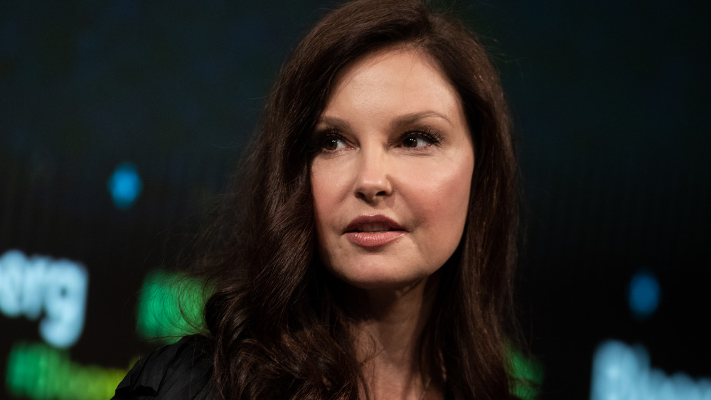 Ashley Judd speaking at an event 