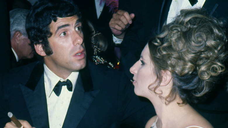 Elliott Gould and Barbra Streisand