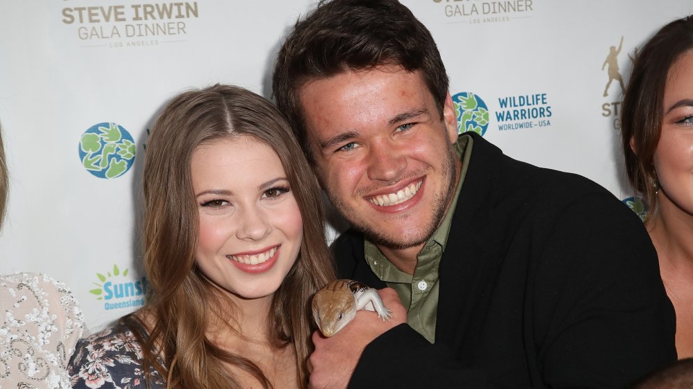 Bindi Irwin and Chandler Powell attend the Steve Irwin Gala Dinner at the SLS Hotel at Beverly Hills