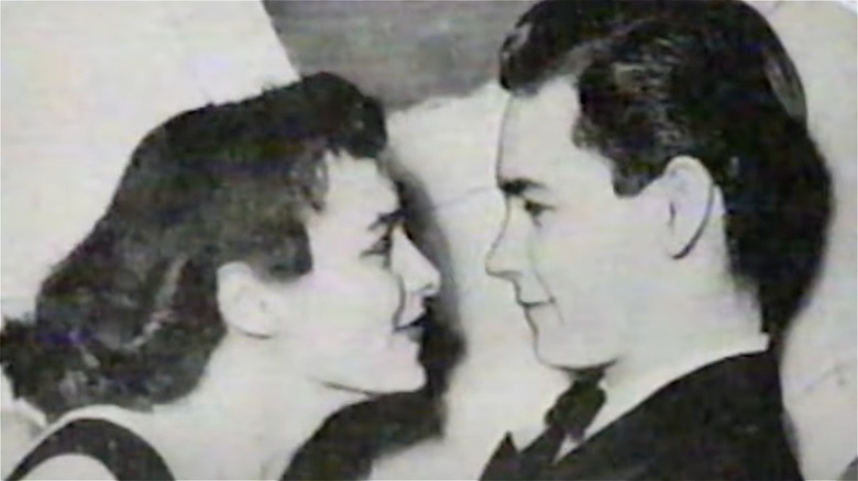 Bob Barker smiling at wife Dorothy Jo Gideon