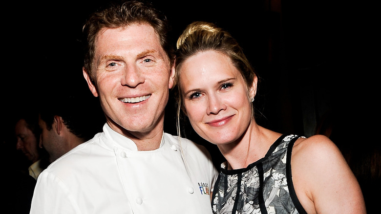 Bobby Flay and Stephanie March in 2013