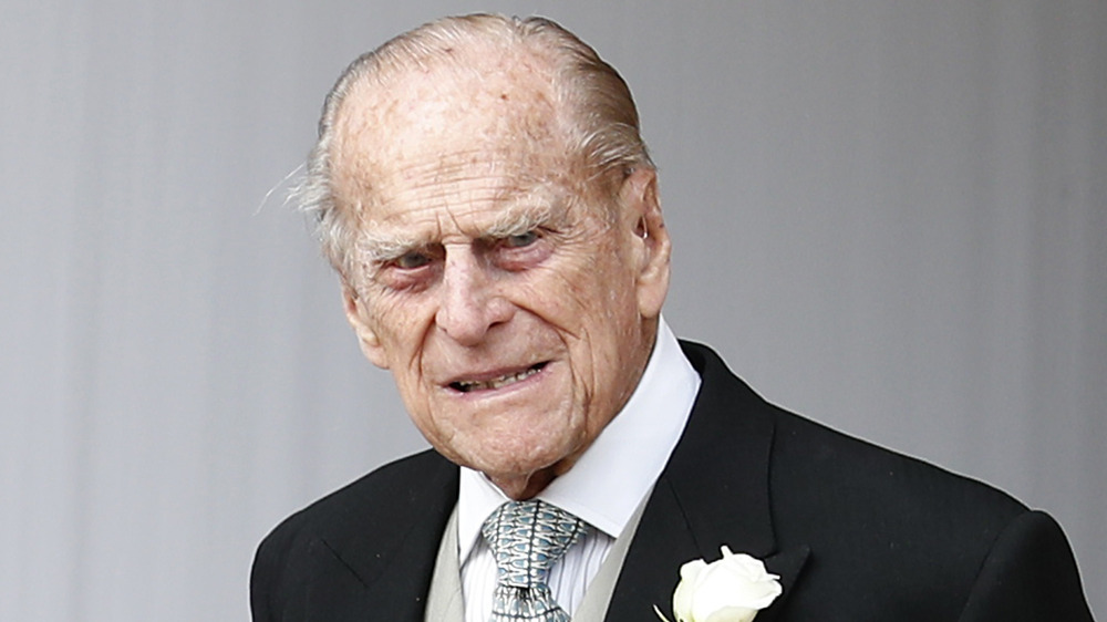 Prince Philip standing