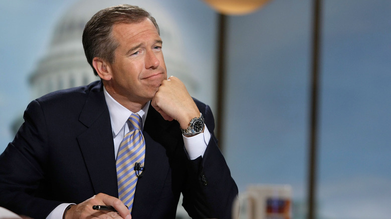 Brian Williams smiling