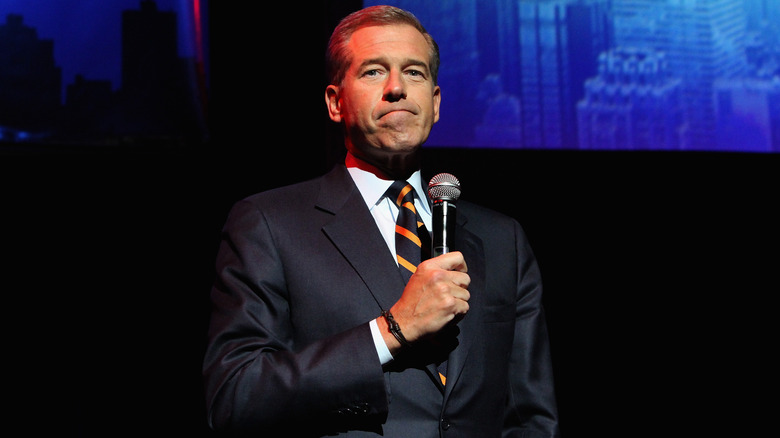 Brian Williams posing