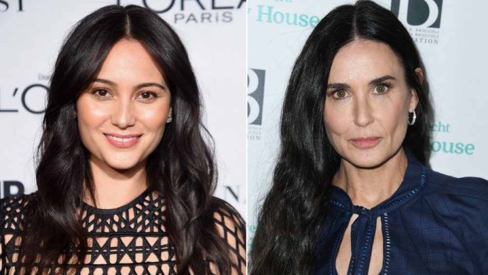 Emma Heming and Demi Moore