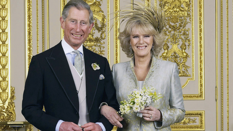 Prince Charles and Camilla Parker Bowles wedding day