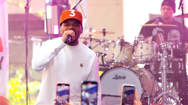 Chance the Rapper performs onstage