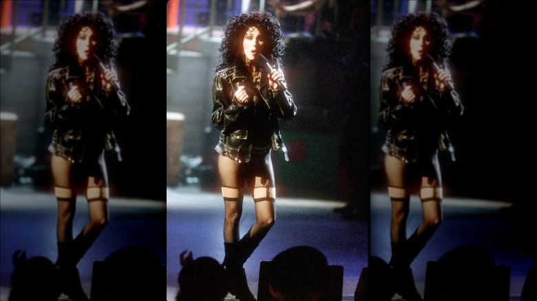 Cher on stage