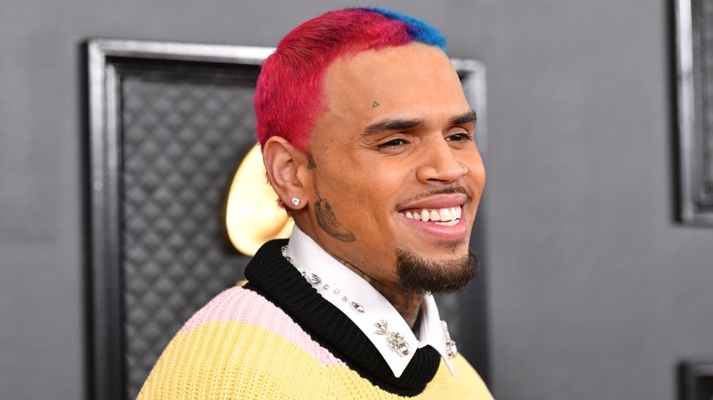 Chris Brown attends the 62nd Annual GRAMMY Awards