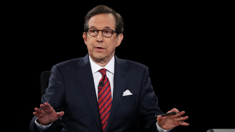 Chris Wallace during a 2016 presidential debate