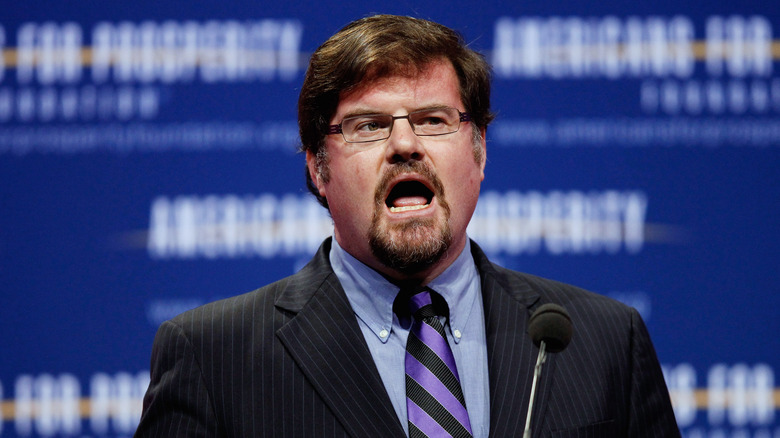 Jonah Goldberg addressing the Defending the American Dream Summit