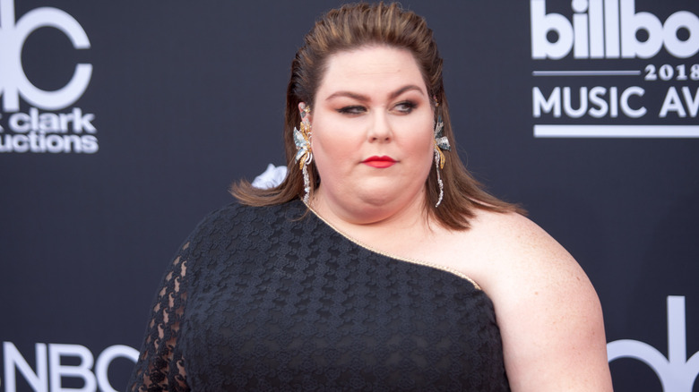 Chrissy Metz side glance