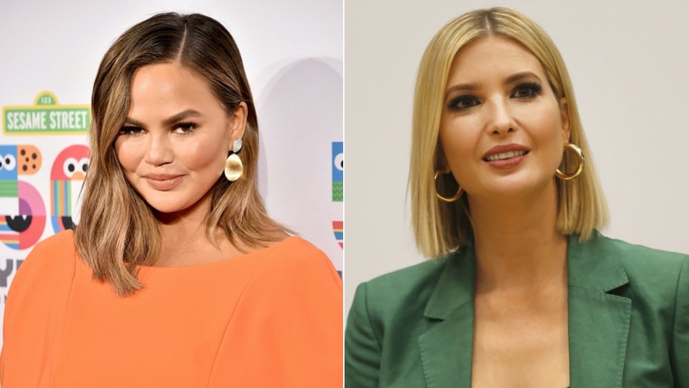 Model Chrissy Teigen and First Daughter Ivanka Trump