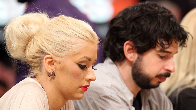 Christina Aguilera with ex-husband Jordan Bratman