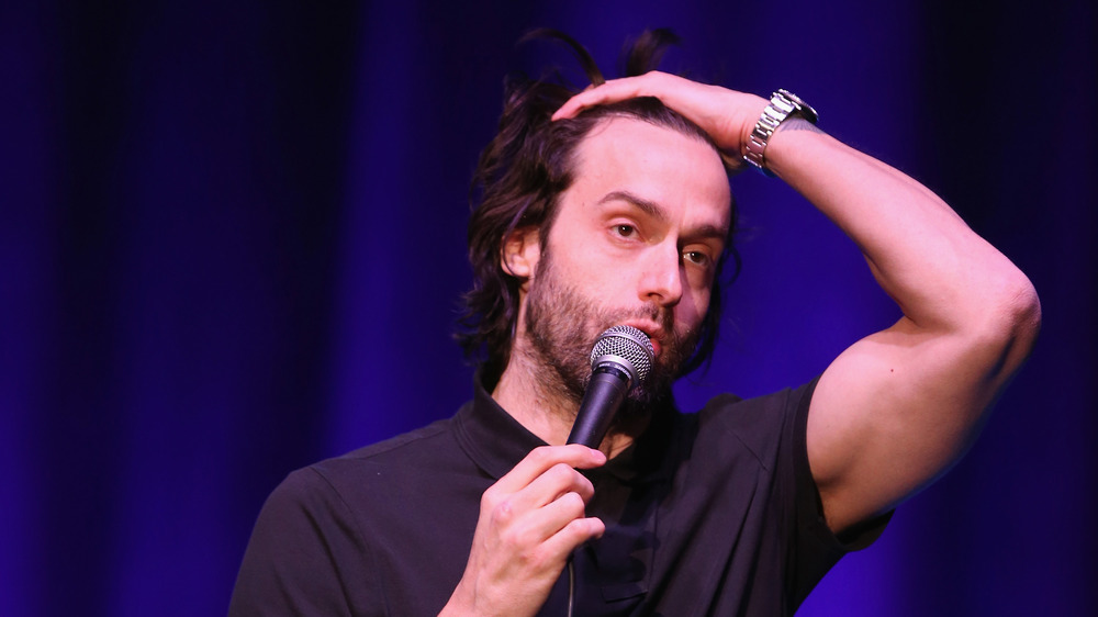 Chris D'Elia performing on stage