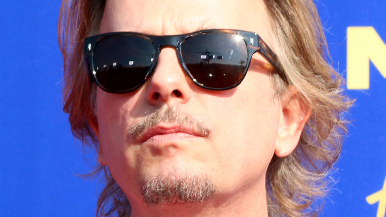 David Spade wearing sunglasses at the MTV awards in 2019