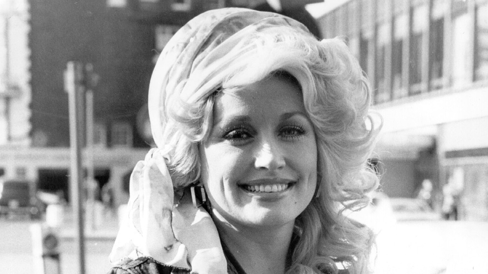 Dolly Parton smiling