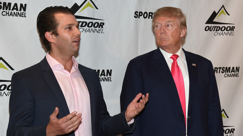 Don Jr., Donald Trump attending conference