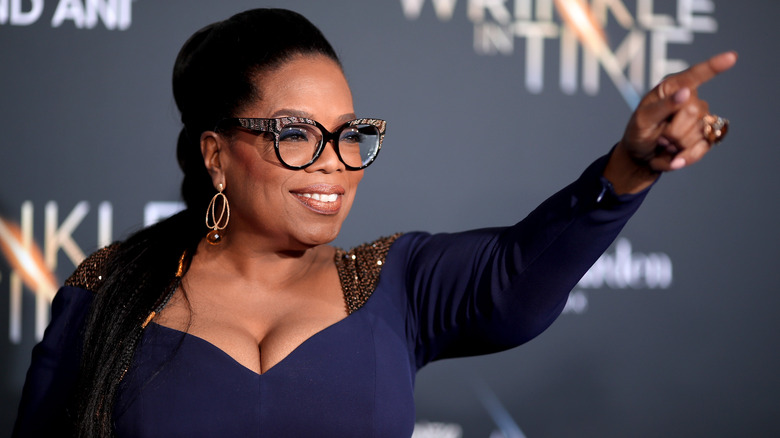 Oprah Winfrey attends the premiere of Disney's "A Wrinkle In Time"